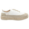 Zapatilla Algodón Orgánico Mujer Pisa Blanco Rockford