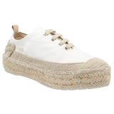 Zapatilla Algodón Orgánico Mujer Pisa Blanco Rockford