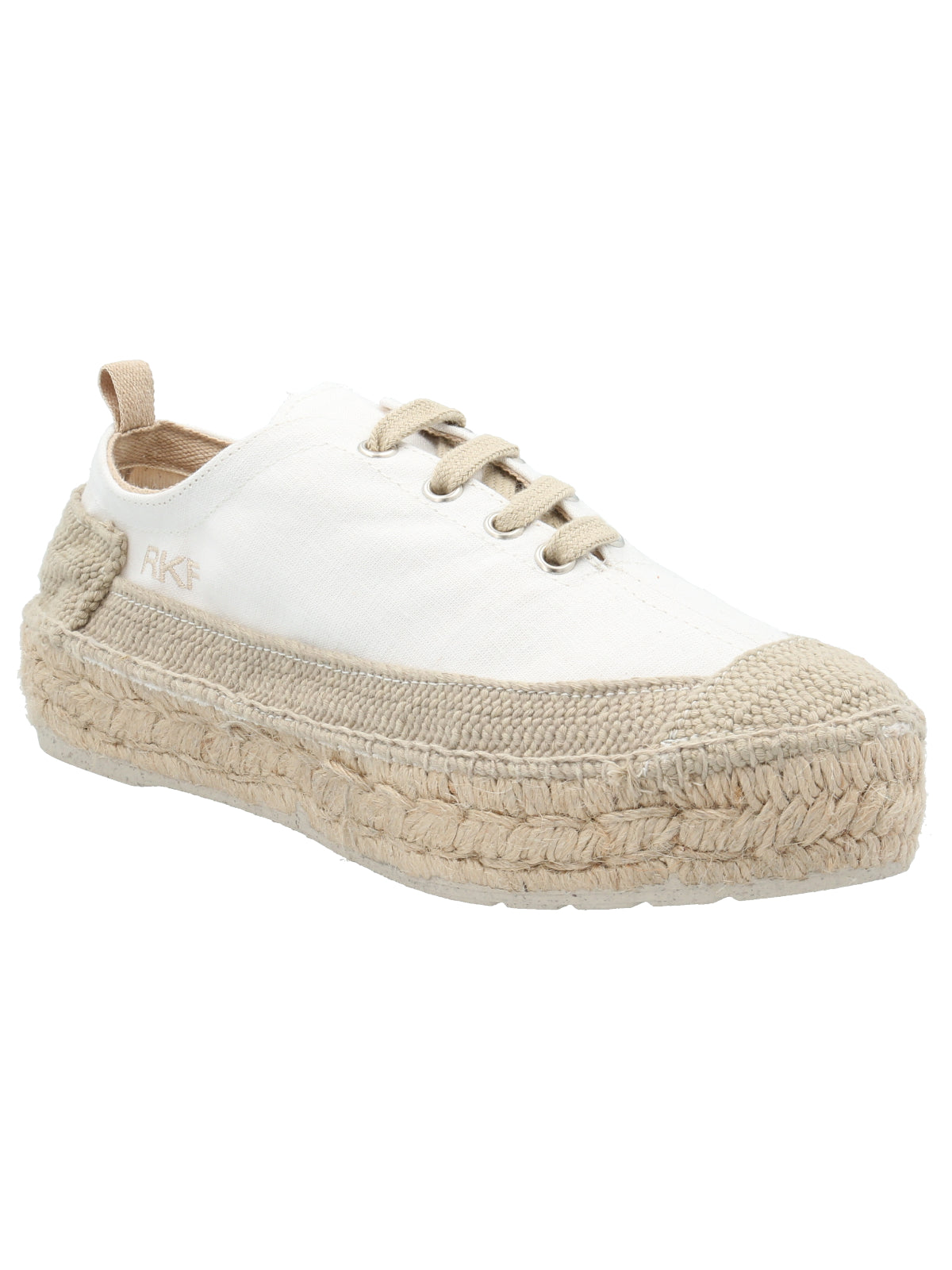 Zapatilla Algodón Orgánico Mujer Pisa Blanco Rockford