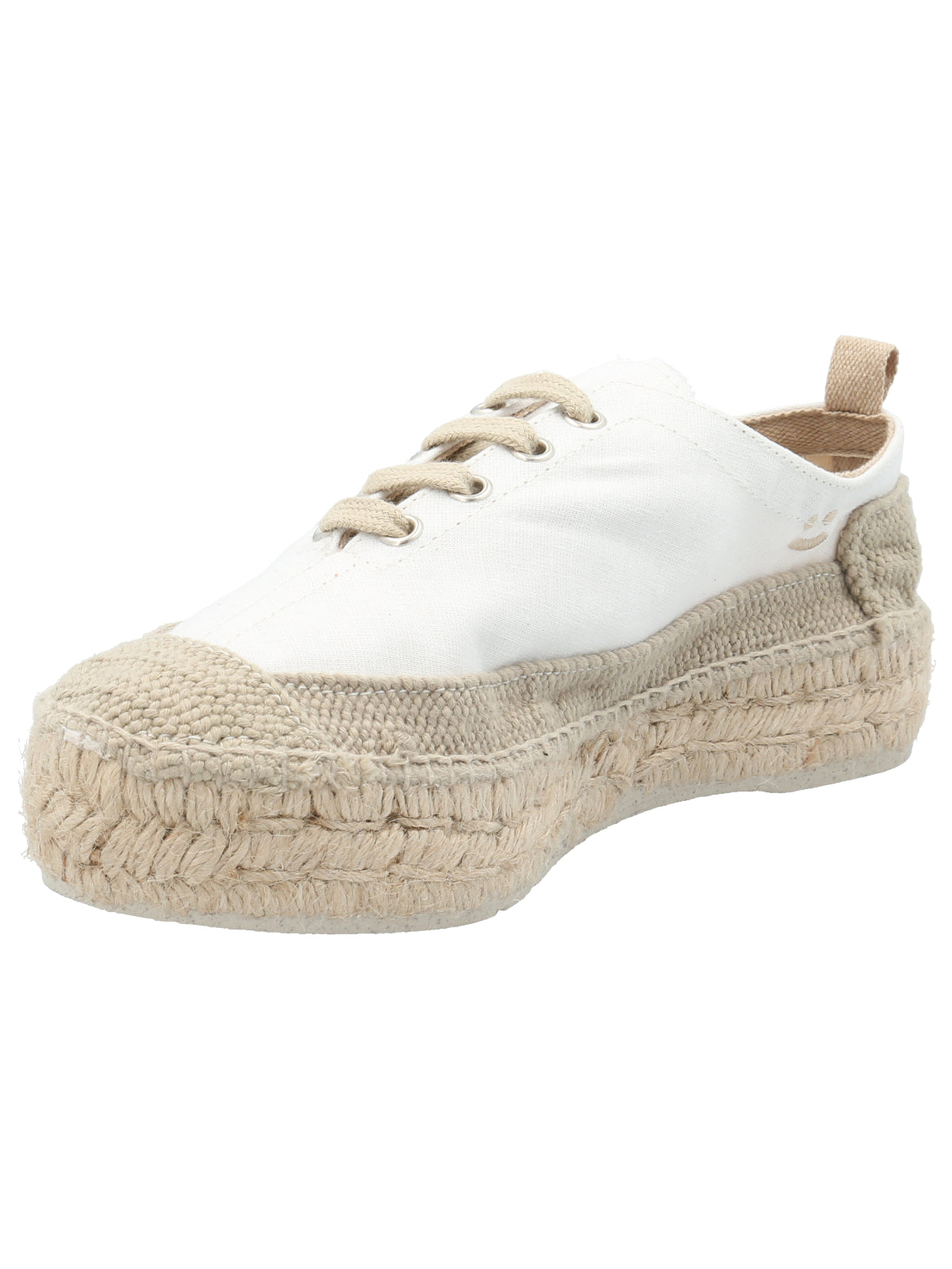 Zapatilla Algodón Orgánico Mujer Pisa Blanco Rockford