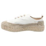 Zapatilla Algodón Orgánico Mujer Pisa Blanco Rockford