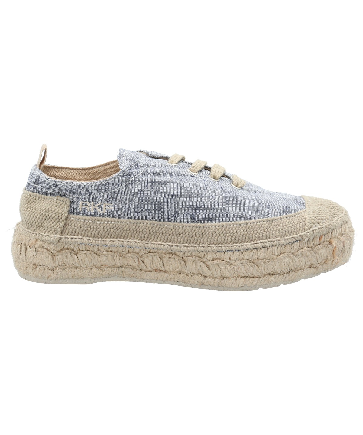 Zapatilla Algodón Orgánico Mujer Pisa Azul Rockford