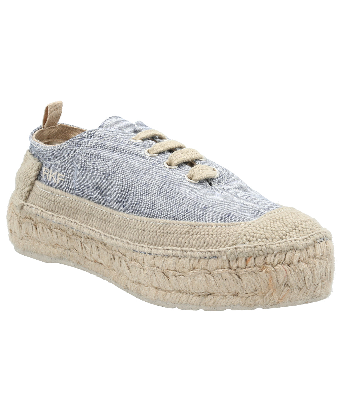 Zapatilla Algodón Orgánico Mujer Pisa Azul Rockford