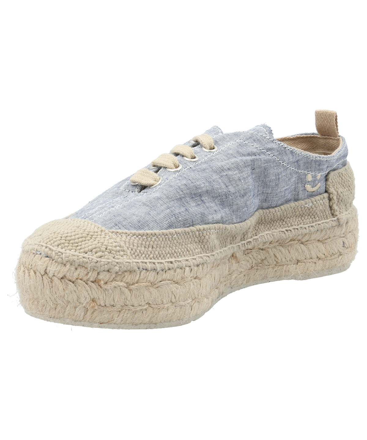 Zapatilla Algodón Orgánico Mujer Pisa Azul Rockford