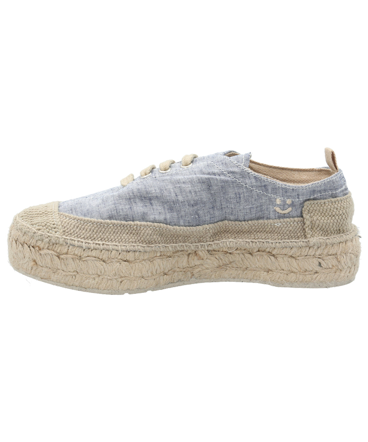 Zapatilla Algodón Orgánico Mujer Pisa Azul Rockford
