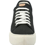 Zapatilla Algodón Orgánico Mujer Verona Negro Rockford