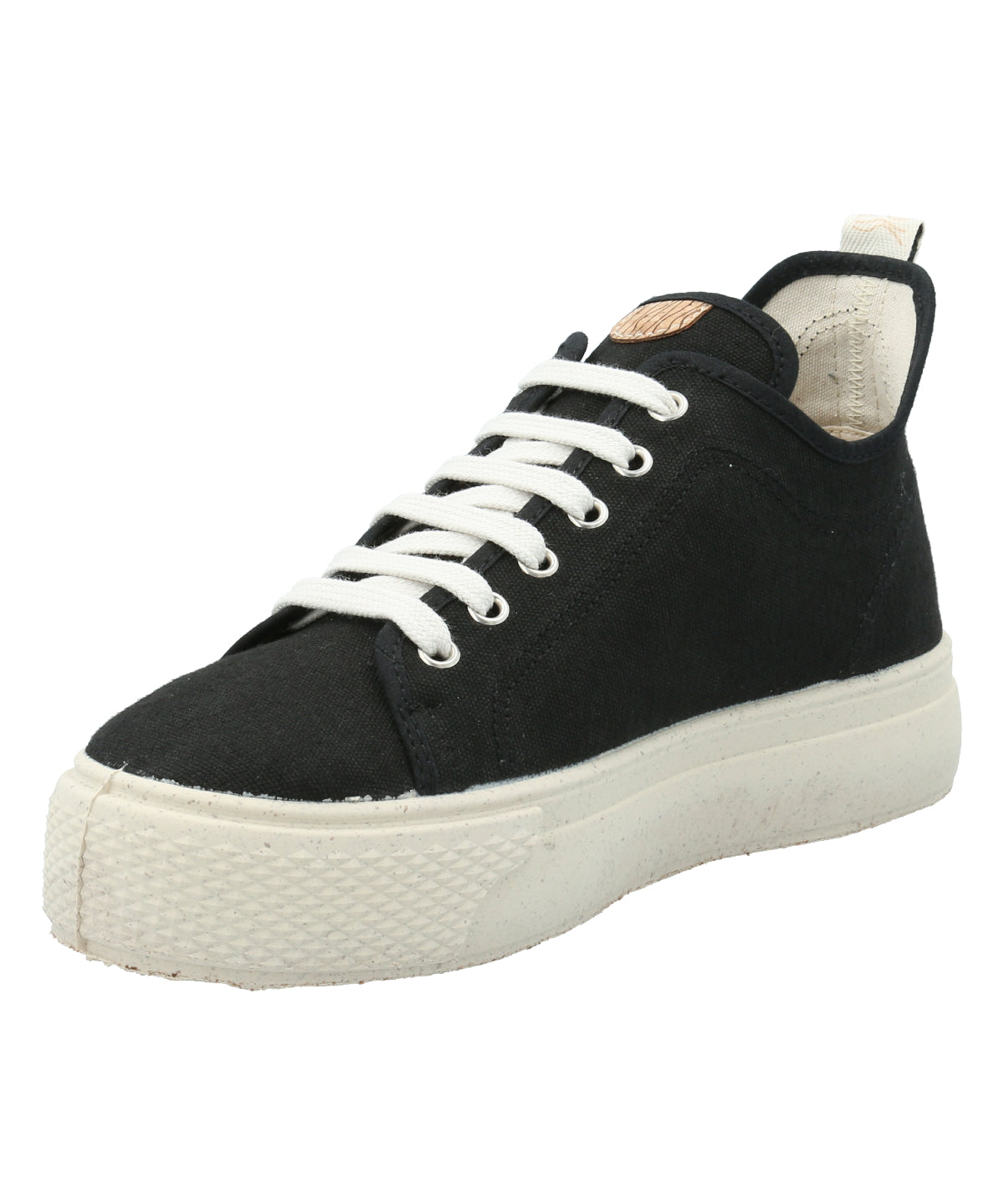 Zapatilla Algodón Orgánico Mujer Verona Negro Rockford