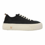 Zapatilla Algodón Orgánico Mujer Napoles Negro Rockford