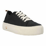Zapatilla Algodón Orgánico Mujer Napoles Negro Rockford