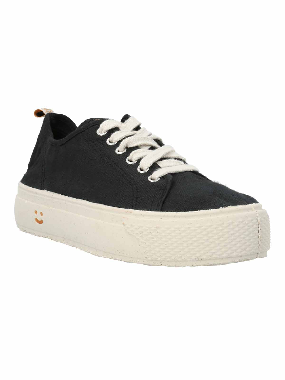 Zapatilla Algodón Orgánico Mujer Napoles Negro Rockford