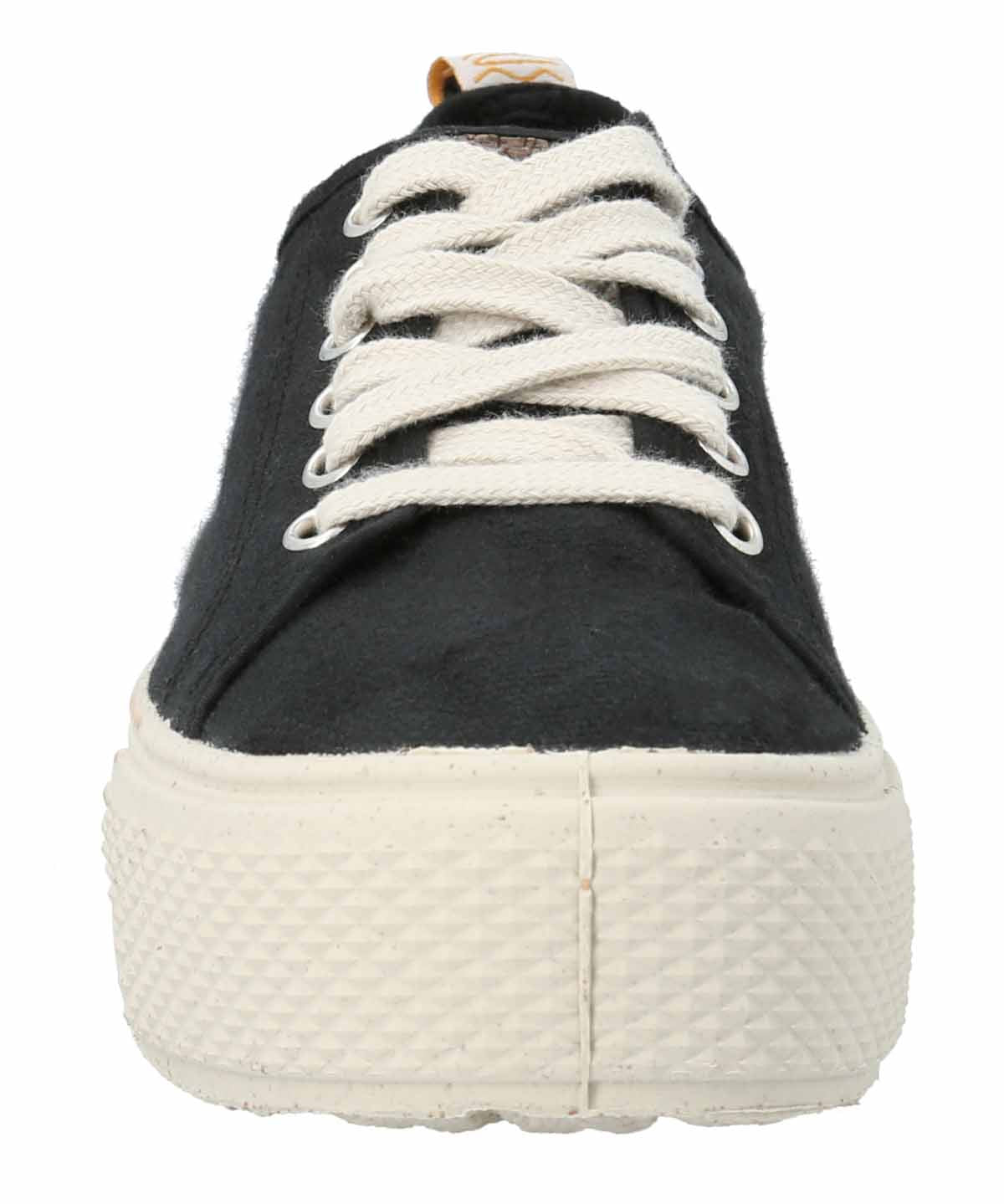 Zapatilla Algodón Orgánico Mujer Napoles Negro Rockford