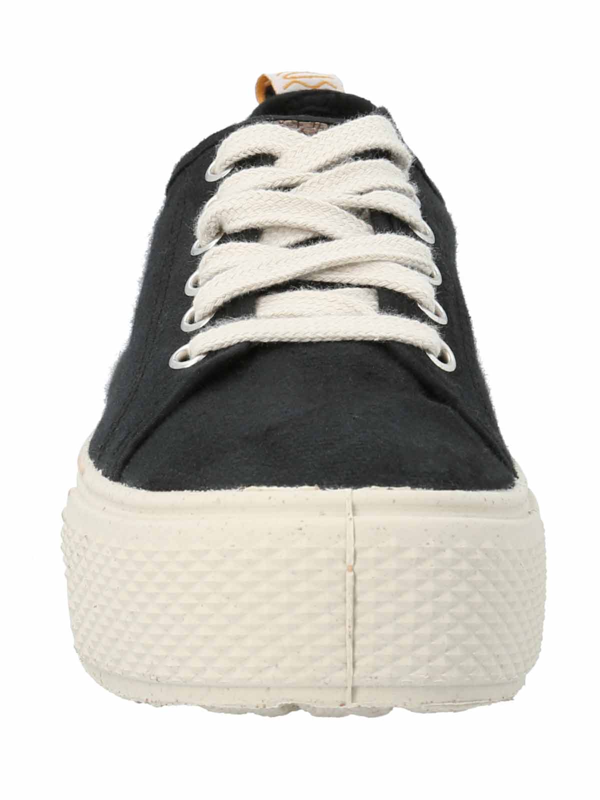 Zapatilla Algodón Orgánico Mujer Napoles Negro Rockford