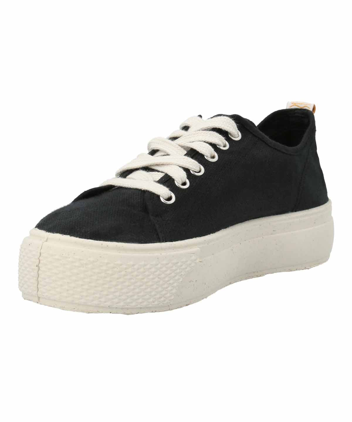 Zapatilla Algodón Orgánico Mujer Napoles Negro Rockford