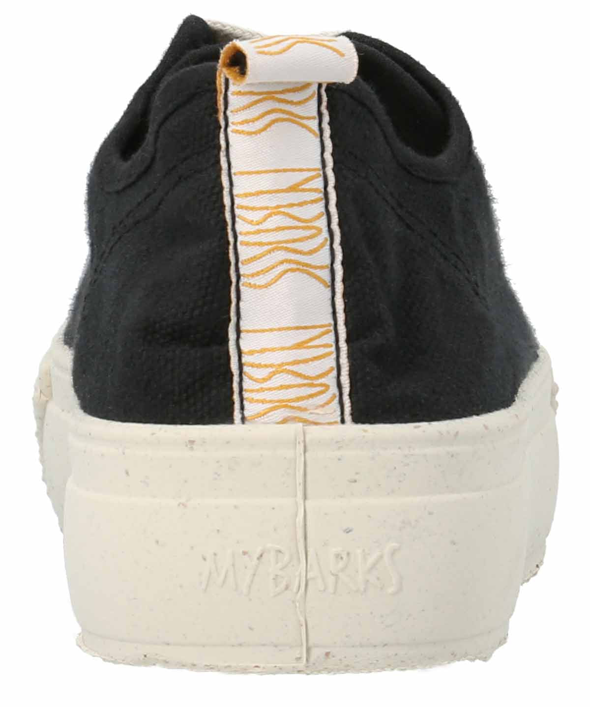 Zapatilla Algodón Orgánico Mujer Napoles Negro Rockford