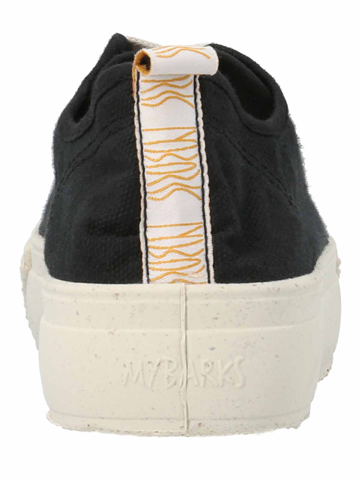 Zapatilla Algodón Orgánico Mujer Napoles Negro Rockford