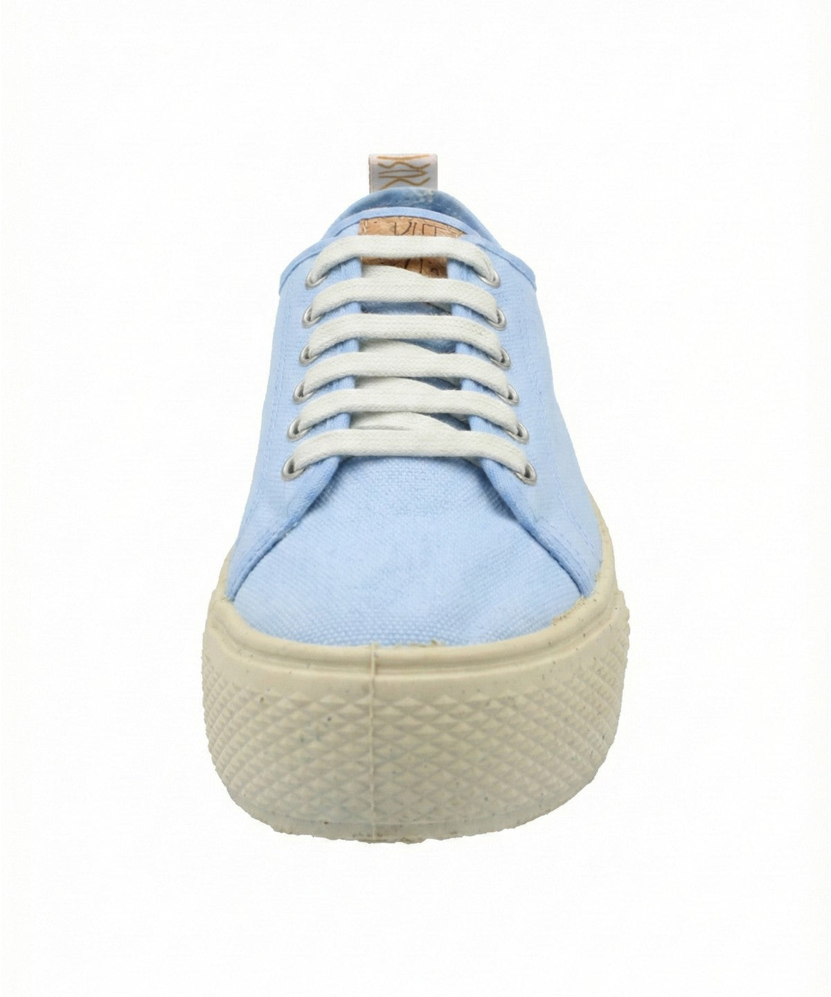 Zapatilla Algodón Orgánico Mujer Nápoles Celeste Rockford