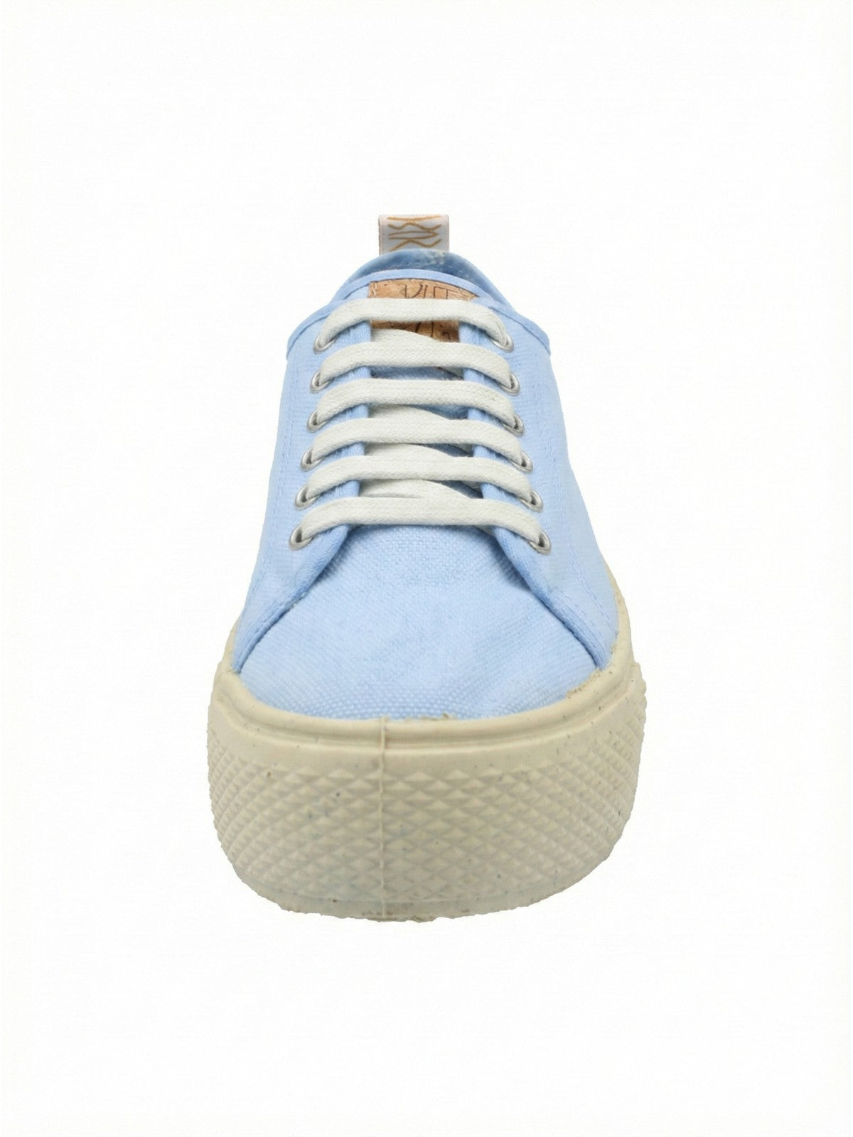 Zapatilla Algodón Orgánico Mujer Nápoles Celeste Rockford