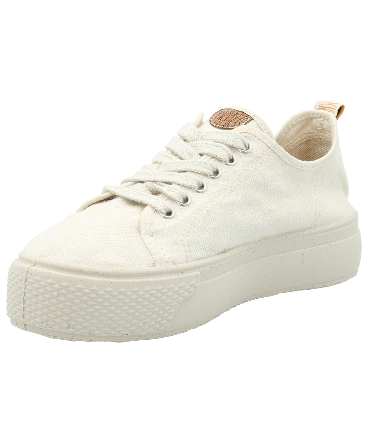 Zapatilla Algodón Orgánico Mujer Napoles Blanco Rockford