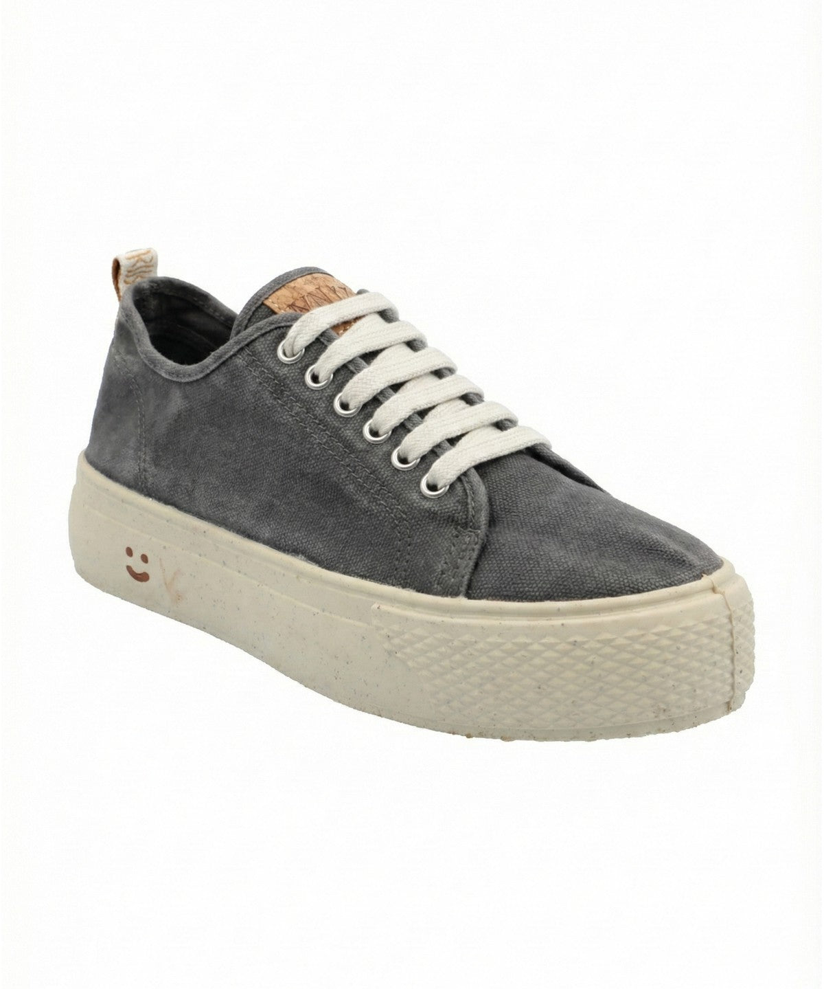 Zapatilla Algodón Orgánico Mujer Nápoles Gris Rockford