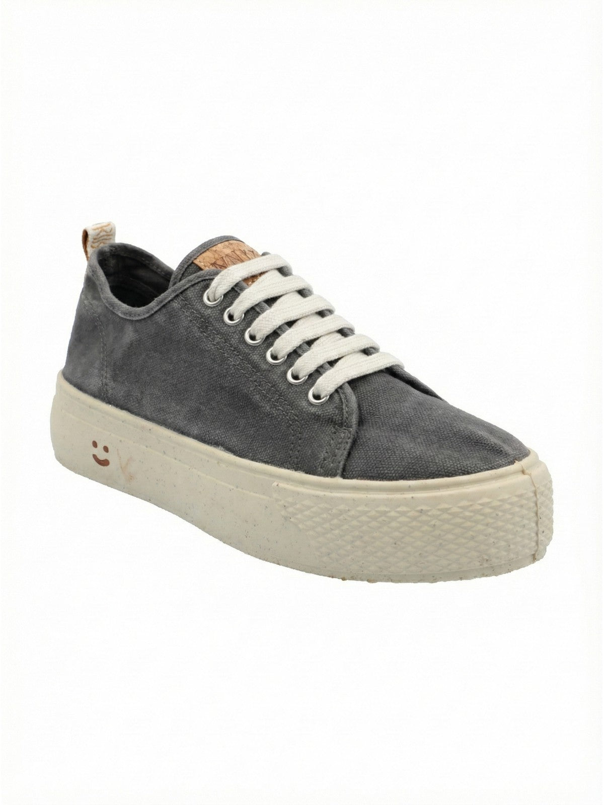 Zapatilla Algodón Orgánico Mujer Nápoles Gris Rockford