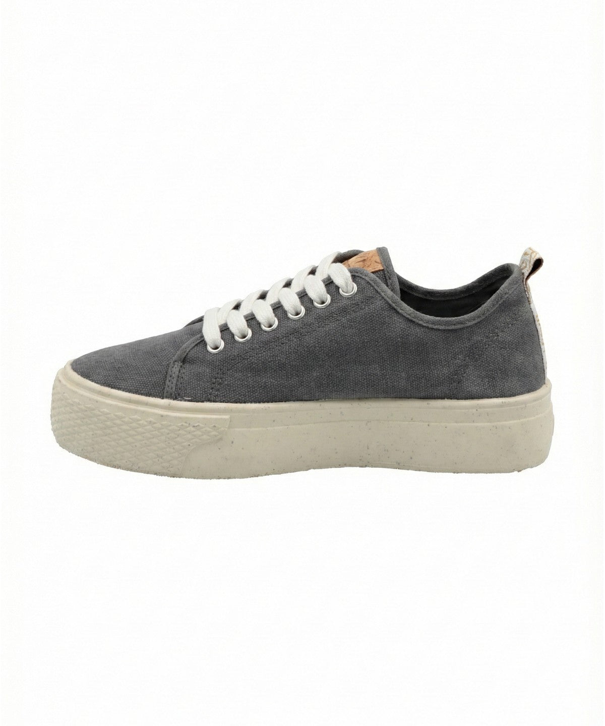 Zapatilla Algodón Orgánico Mujer Nápoles Gris Rockford