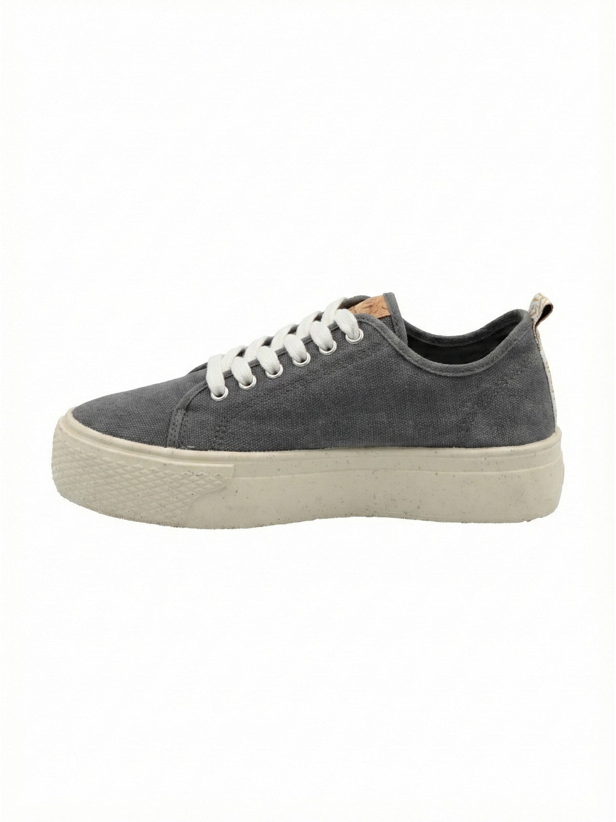 Zapatilla Algodón Orgánico Mujer Nápoles Gris Rockford