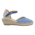 Alpargata Algodón Orgánico Mujer Adra Azul Rockford