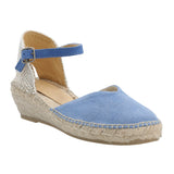 Alpargata Algodón Orgánico Mujer Adra Azul Rockford