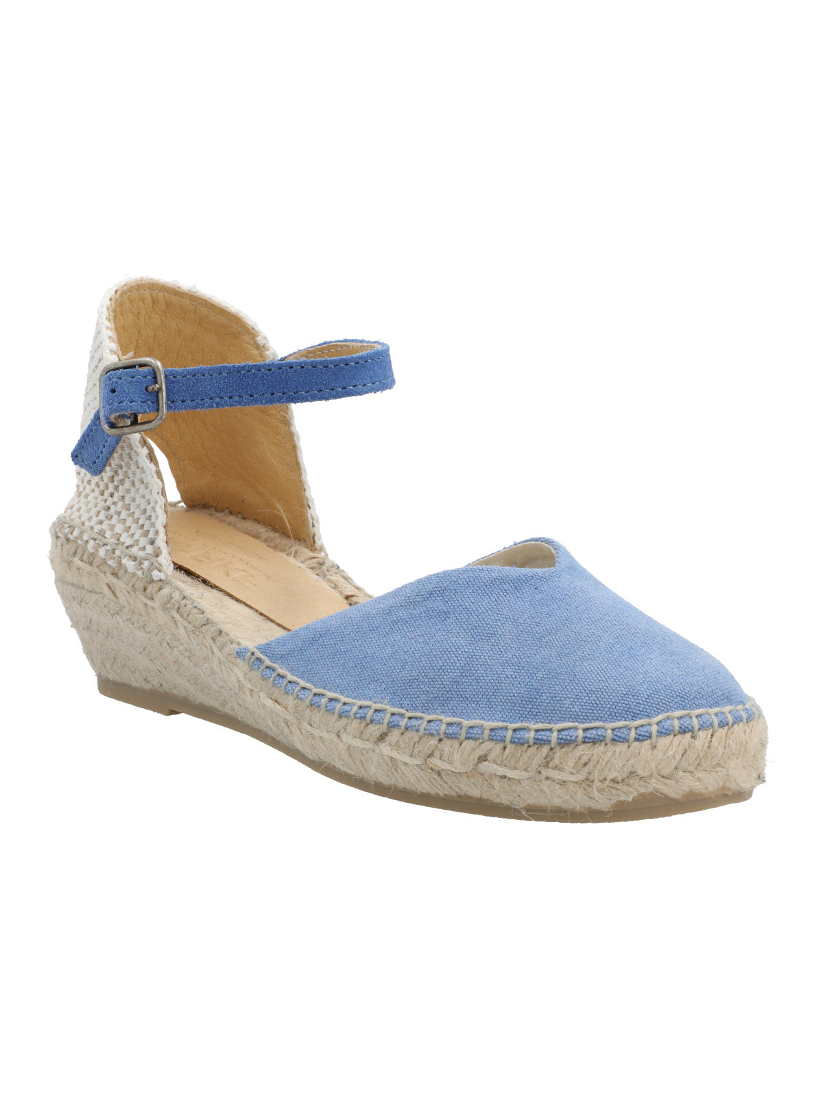 Alpargata Algodón Orgánico Mujer Adra Azul Rockford
