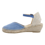 Alpargata Algodón Orgánico Mujer Adra Azul Rockford