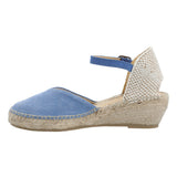 Alpargata Algodón Orgánico Mujer Adra Azul Rockford