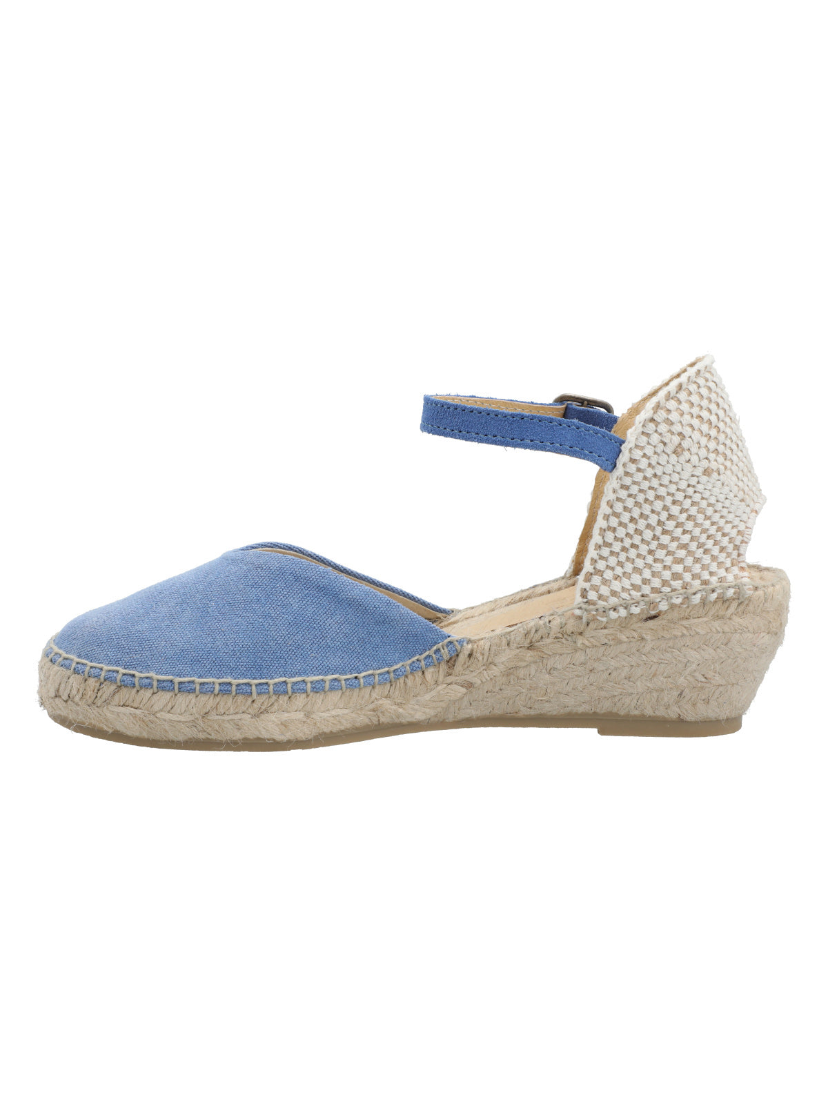 Alpargata Algodón Orgánico Mujer Adra Azul Rockford