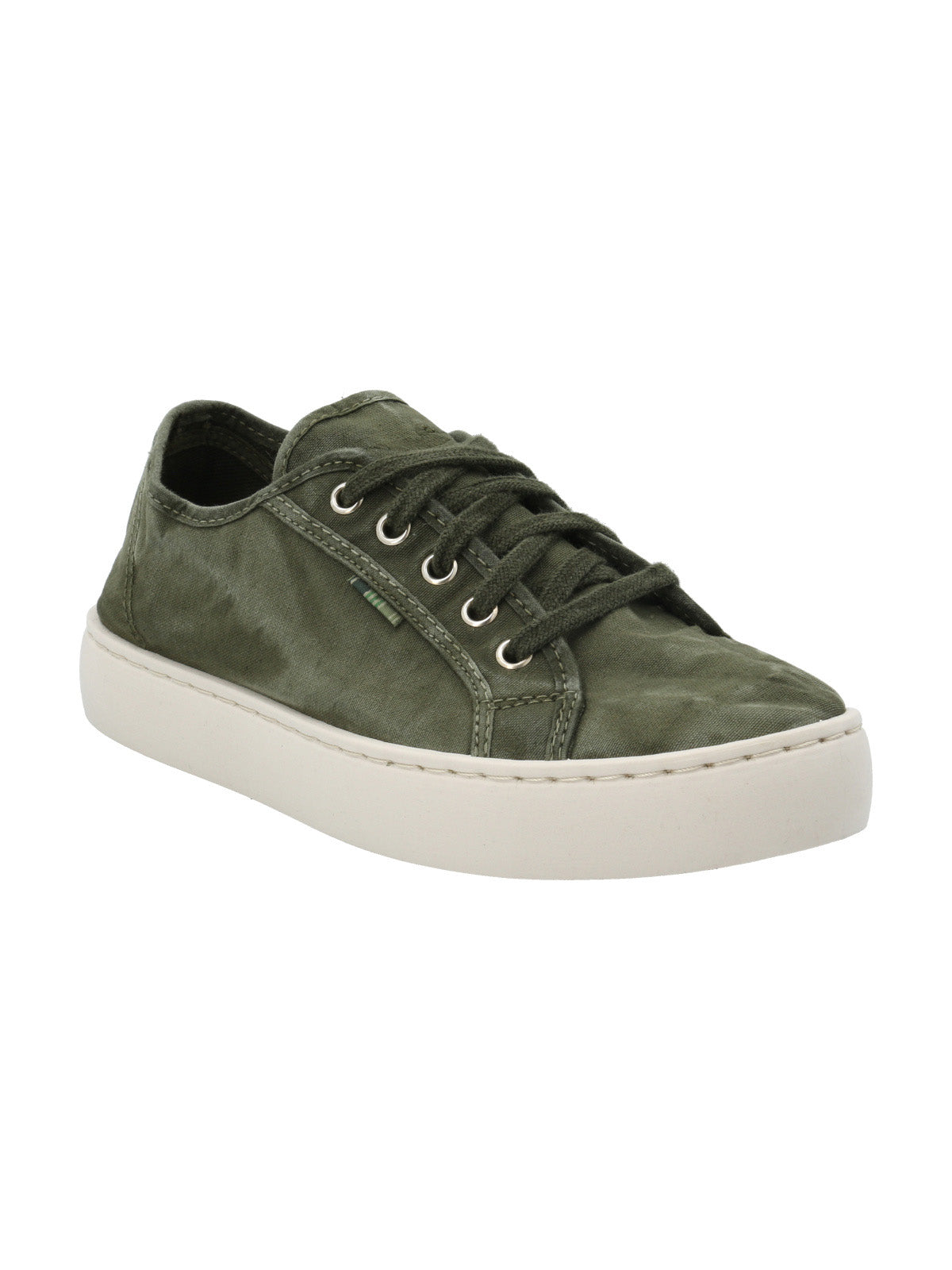 Zapatilla Algodón Orgánico Mujer Bronte Verde Rockford