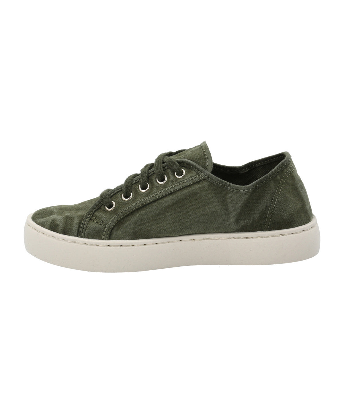 Zapatilla Algodón Orgánico Mujer Bronte Verde Rockford