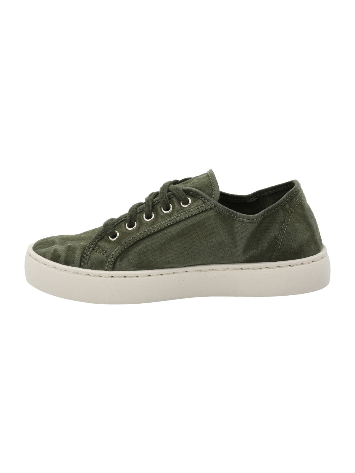 Zapatilla Algodón Orgánico Mujer Bronte Verde Rockford
