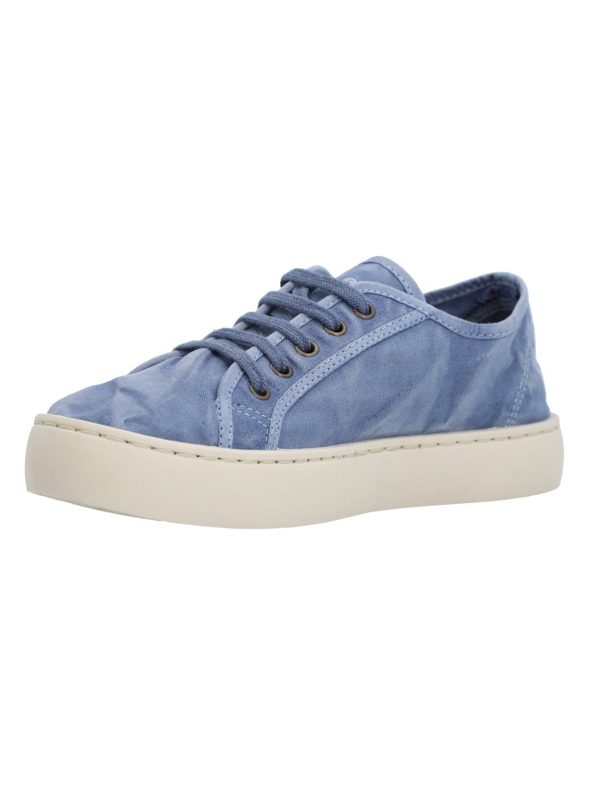 Zapatilla Algodón Orgánico Mujer Bronte Azul Rockford