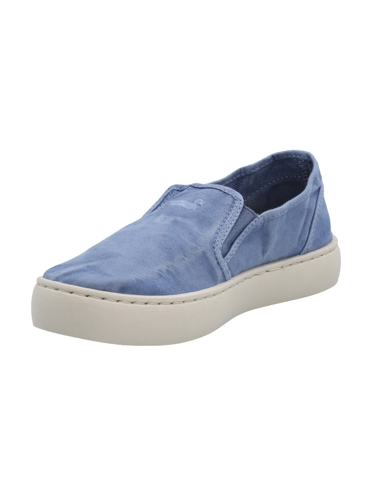 Zapatilla Algodón Orgánico Mujer Kea Azul Rockford
