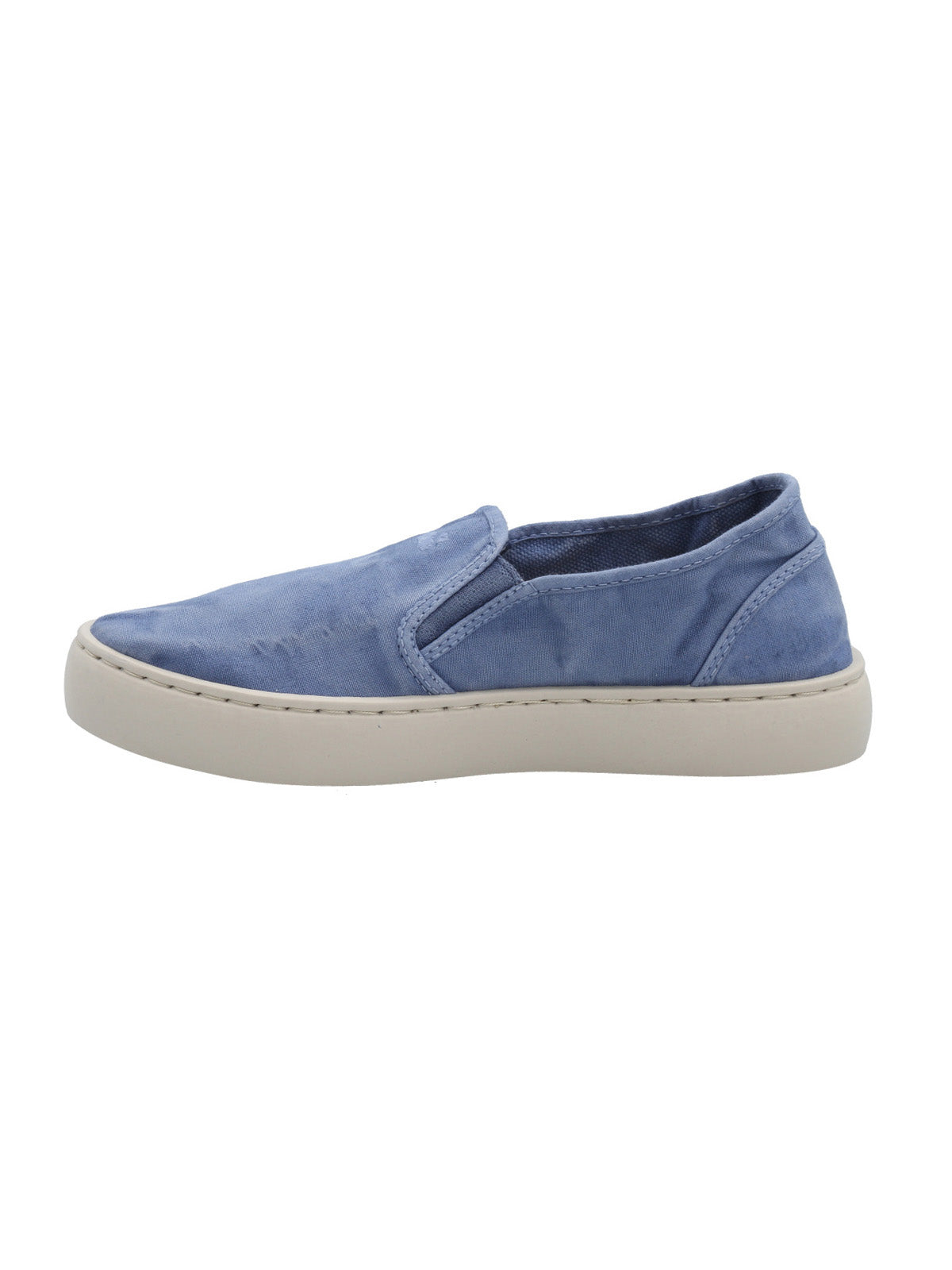 Zapatilla Algodón Orgánico Mujer Kea Azul Rockford
