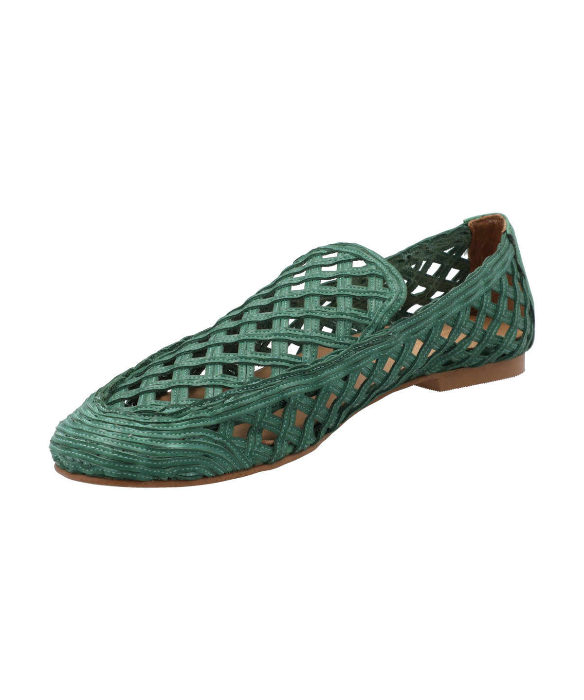 Mocasín Rafia Mujer Minga Verde Rockford