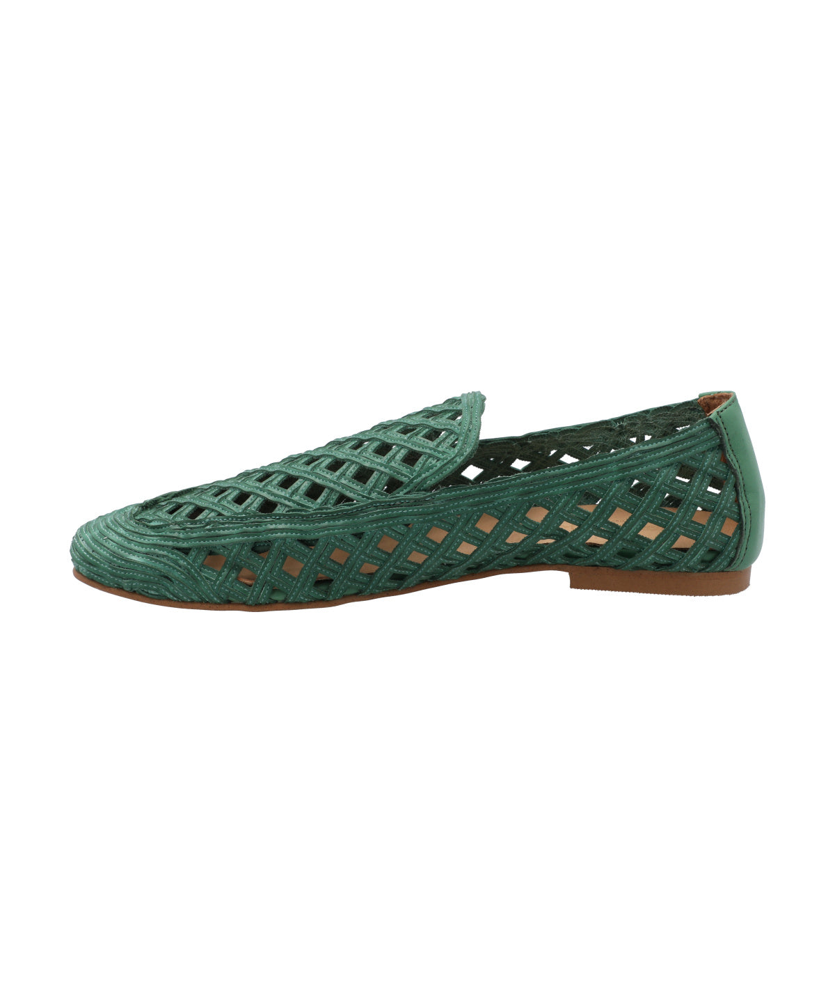 Mocasín Rafia Mujer Minga Verde Rockford