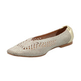 Zapato Rafia Mujer Freda Amarillo Rockford
