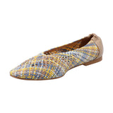 Zapato Rafia Mujer Freda Azul Rockford