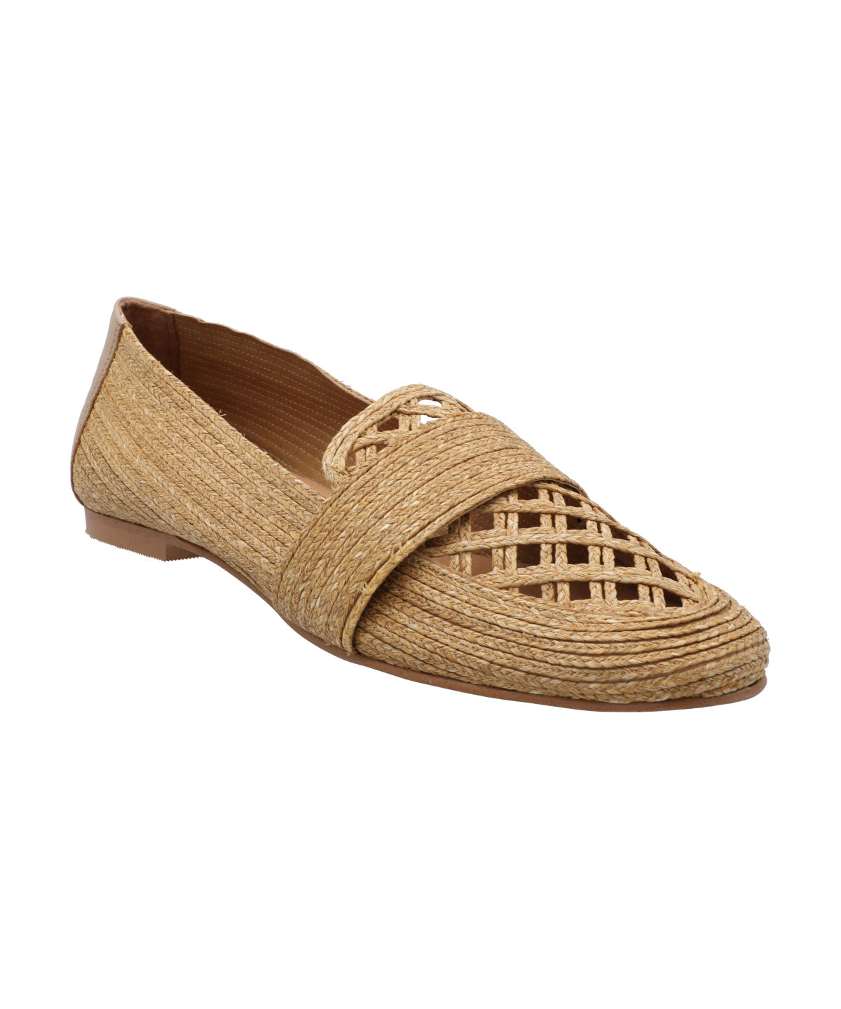 Mocasín Rafia Mujer Lusepa Beige Rockford