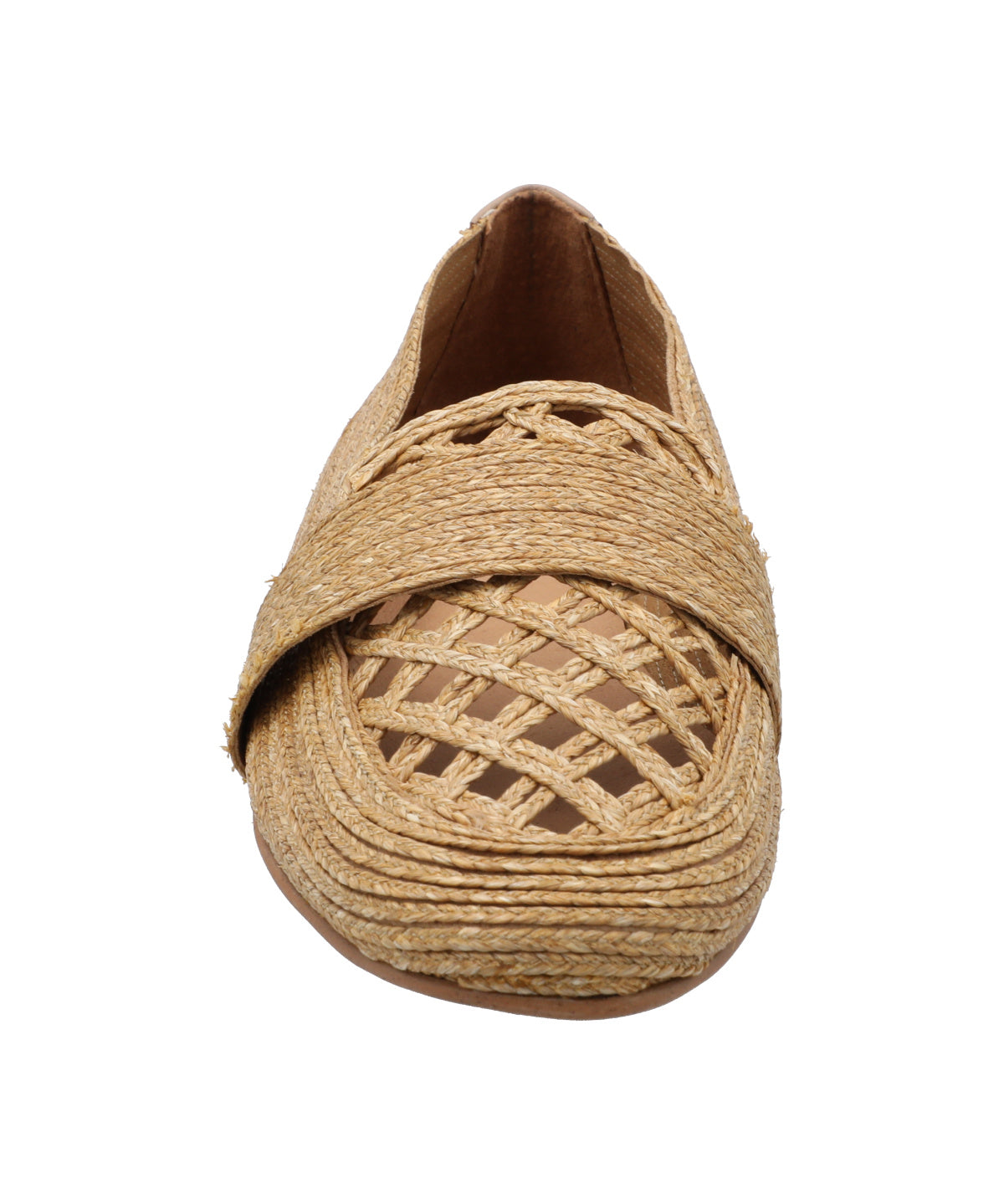 Mocasín Rafia Mujer Lusepa Beige Rockford