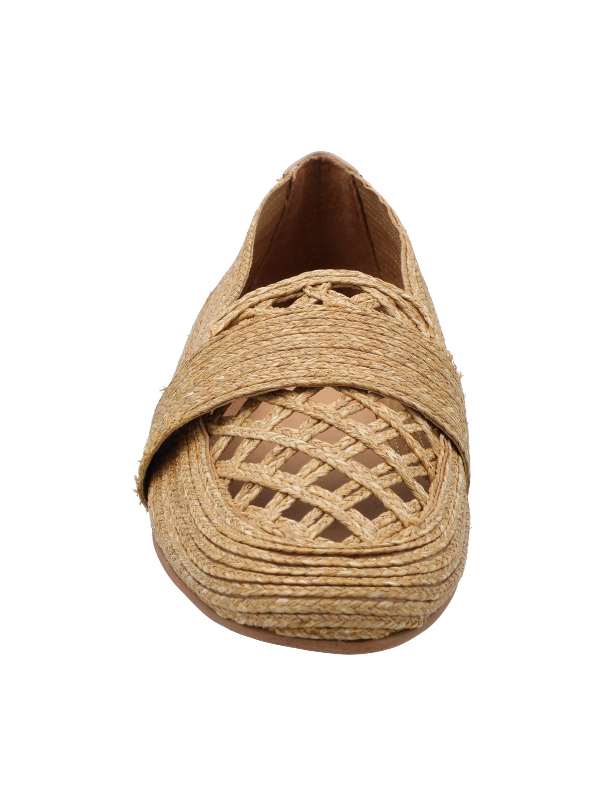 Mocasín Rafia Mujer Lusepa Beige Rockford
