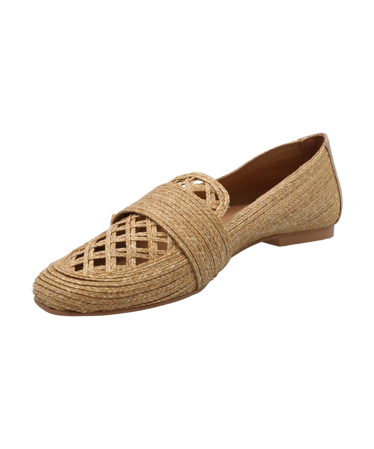 Mocasín Rafia Mujer Lusepa Beige Rockford