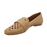 Mocasín Rafia Mujer Lusepa Beige Rockford