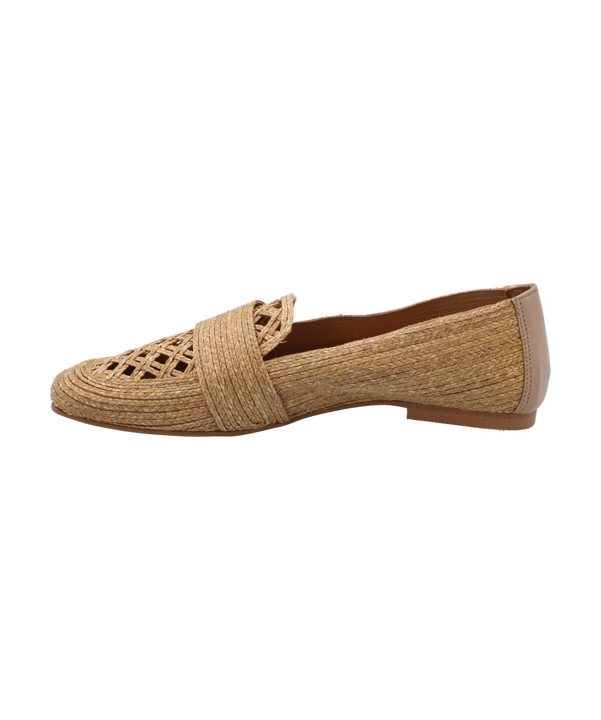 Mocasín Rafia Mujer Lusepa Beige Rockford