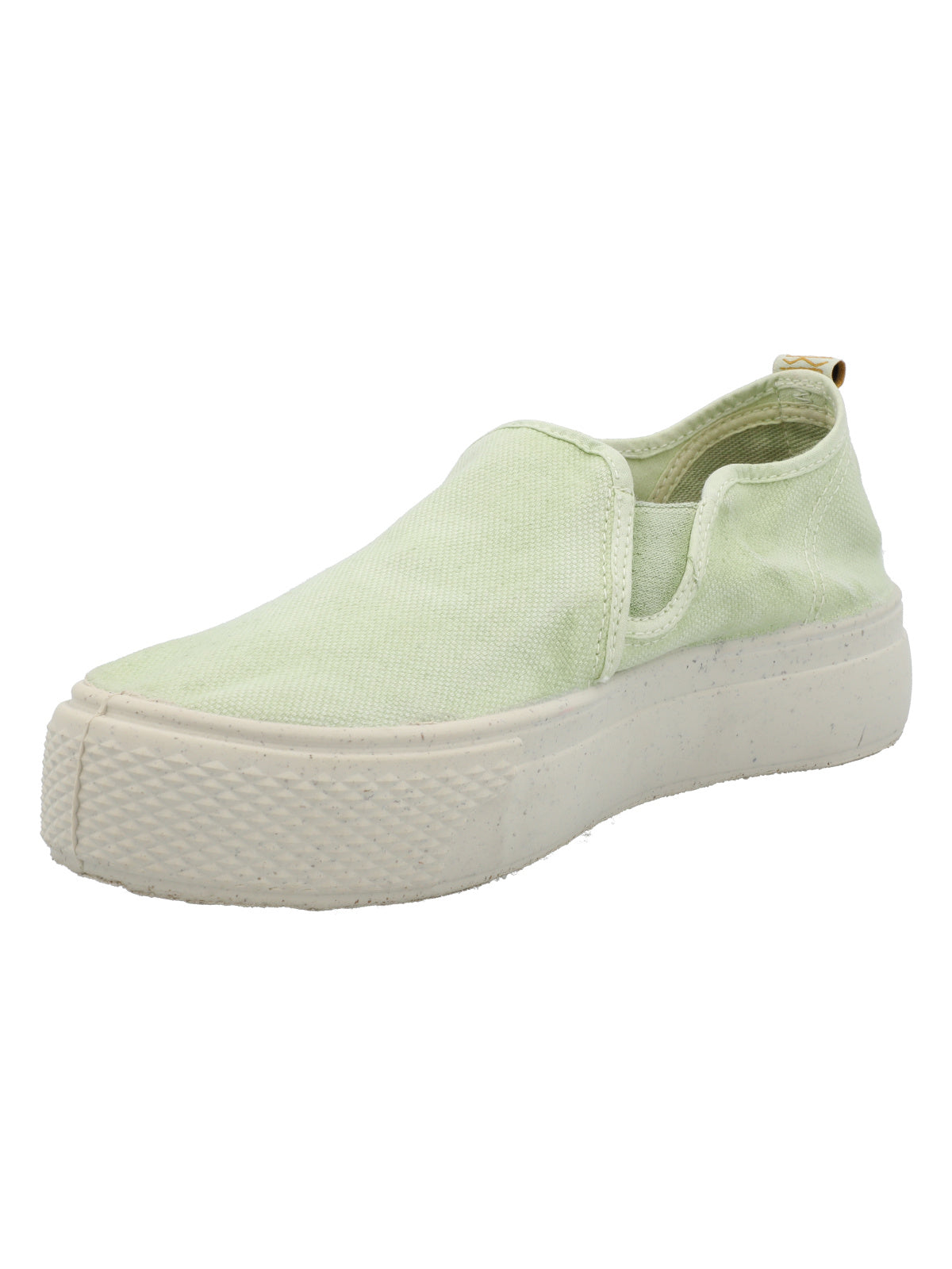 Slip On Algodón Orgánico Mujer Siena Verde Rockford