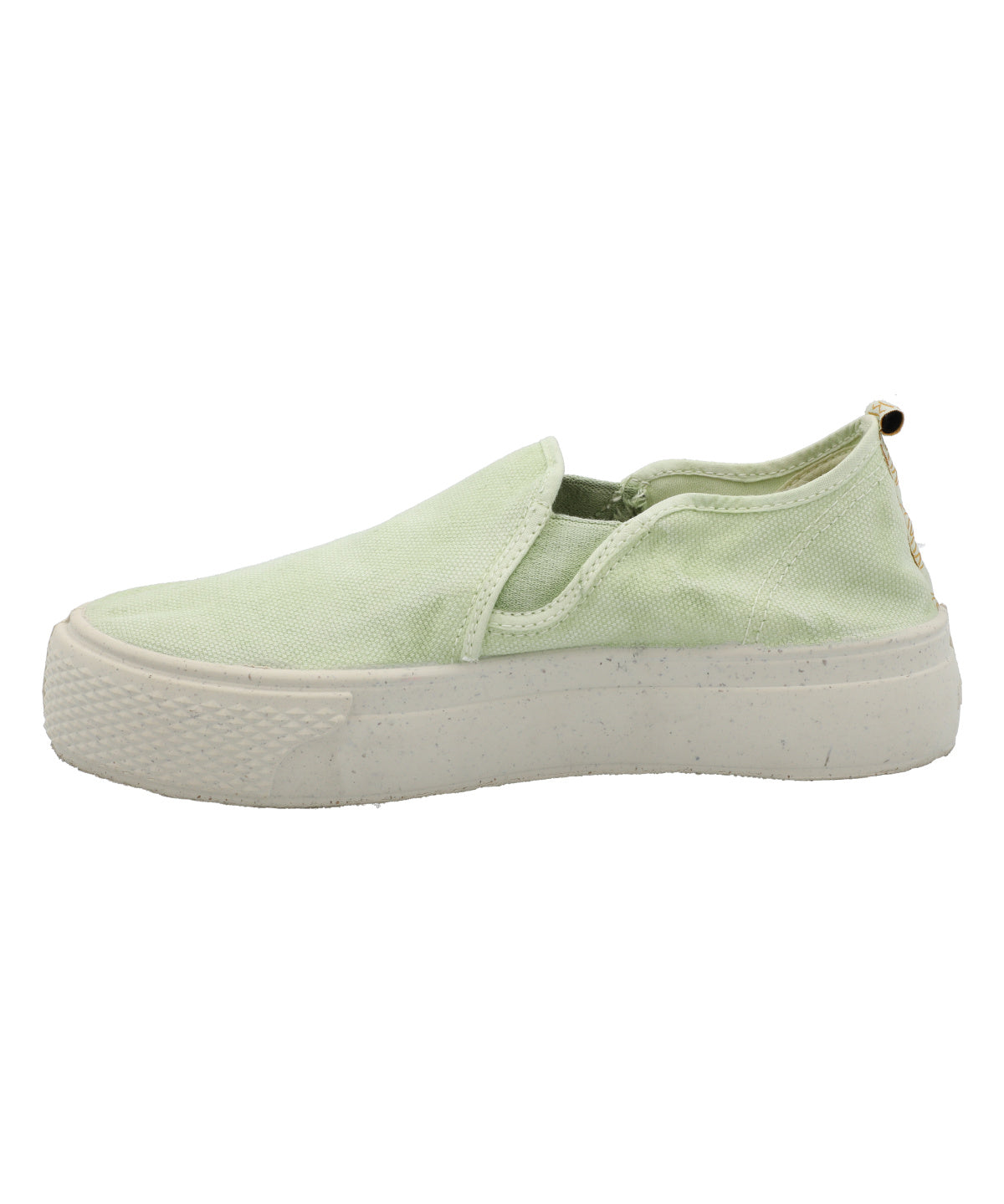 Slip On Algodón Orgánico Mujer Siena Verde Rockford